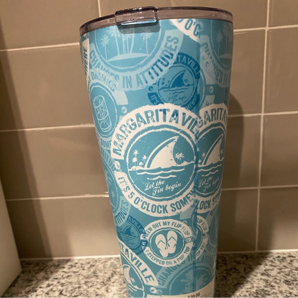 Margaritaville It’s 5 O’Clock Somewhere Insulated Tumbler NEW